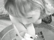 Альбина получает в рот