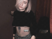 Viladna plays with her boobs