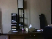 Busty girl trying to deepthroat