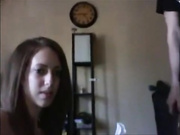 Busty girl trying to deepthroat