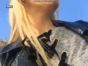 izidi разделась по пути домой