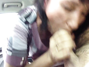 Минет в машине2