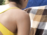 _Queen_Maria_ - трахает себя дилдо на природе