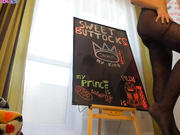 SweetButtocks в секси чулочках