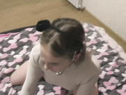 Sweetystrawberry сосет большой член