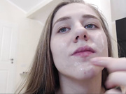 Обкончал лицо Tiffanybells