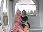 Keokistar (с подругой делают минет на колесе обозрения)