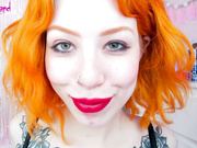 Slutty Ginger Ruin her Makeup by Sucking Big Cook ASMR