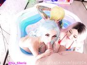 Purple Bitch and Sia Siberia and Leah Meow