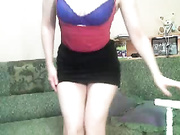 Catsuit игрушкой в попку