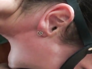 Шлюха Trissforyou сосет хуй лижет жопу и ноги толстяку