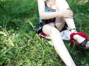 Марина на природе