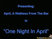 One Night Stand With Waitress April