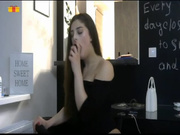 Sex-Michelle сосёт дилдо-5