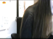 Sex-Michelle сосёт дилдо-5