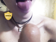 Lesia (Damianaa) - золотой дождь на дилдо