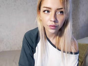 Beautiful blonde went crazy with horny Perfect Pussy