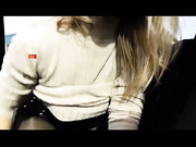 VaniLLa_sexy ласкает себя в машине-4