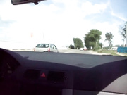 Марина в машине