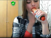 GolyboglaZaya дилдо в рот-2