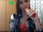 GolyboglaZaya дилдо в рот-2