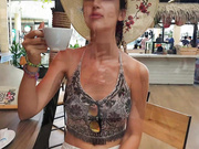 SweetButtocks в кафе (платный контент)