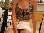 SweetButtocks в кафе (платный контент)