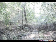 Teens Fuck In The Forest After School