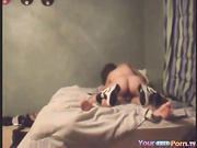 Horny Teen Keeps Her Sneakers On