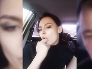 SEXY DAMA в машине