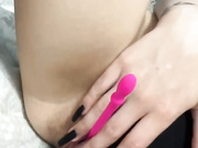 Горячая красотка показывает себя.