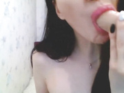 _black_bunny_слюнявый минет