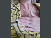 Fivesally ласкает киску через трусики