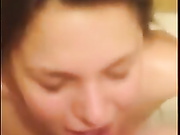 кончил Машке прямо в рот