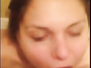 кончил Машке прямо в рот