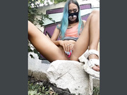 Amallllia сквирт на камне