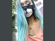 Amallllia сквирт на камне