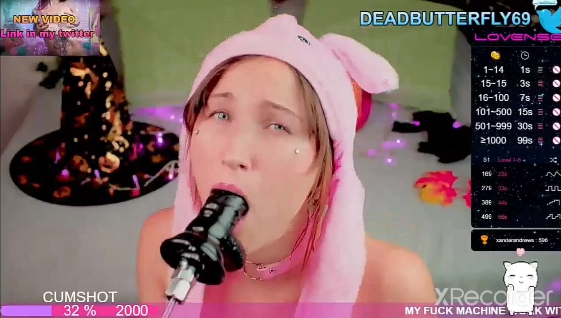 DeadButterfly - минетик с фак машиной