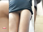 Cute-Anya обнажение на работе