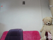 NekrLina - милашка играет с дилдо + голенькая