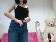 NekrLina - милашка играет с дилдо + голенькая