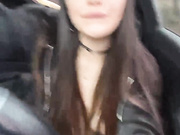 -MaybeBaby- сквирт в машине