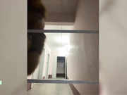 Misseva undress naked in stairwell