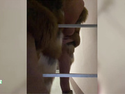 Misseva undress naked in stairwell