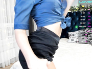 _Cute палец в попу