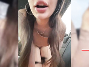 -MaybeBaby-кончает в машине-2