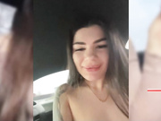 -MaybeBaby-кончает в машине-2