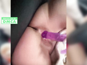 Lusi19 ass and pussy fuck in car and squirt