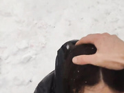 трахнул на улице и кончил в рот