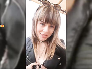 VaniLLa_sexy ласкает себя на прогулке-2